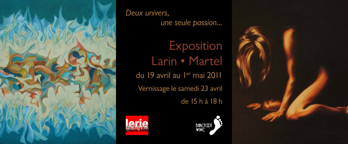 Invitation - Exposition Larin - Martel